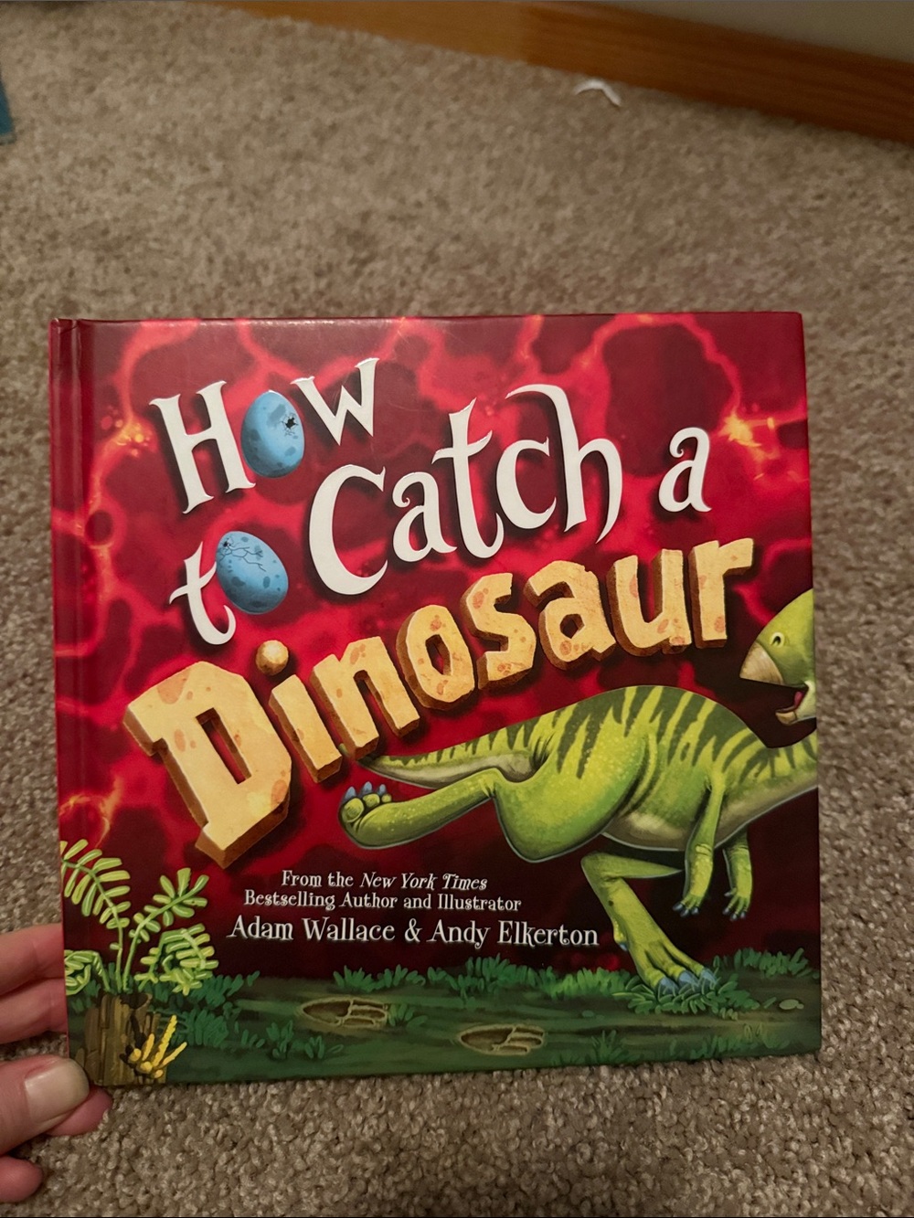 How to Catch a Dinosaur - Green & Red Children's Picture Book